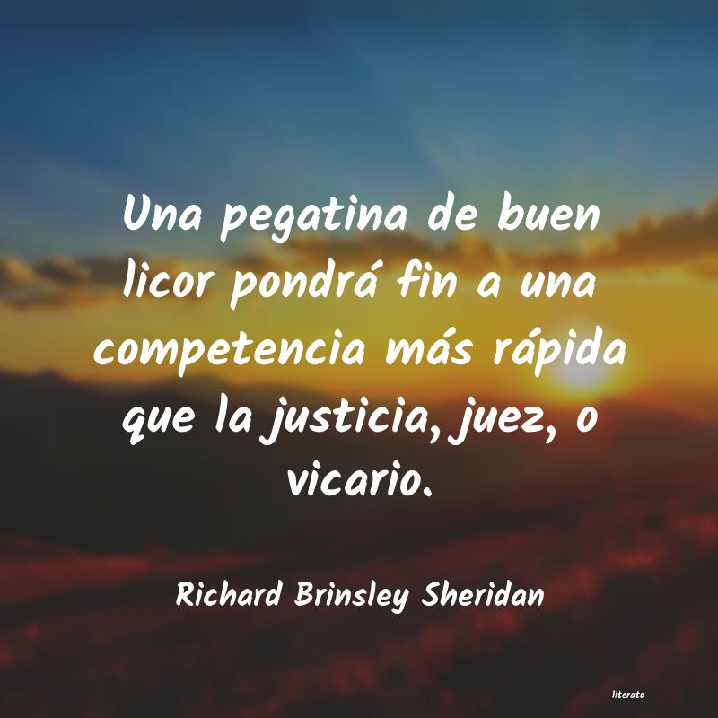 Frases de Richard Brinsley Sheridan