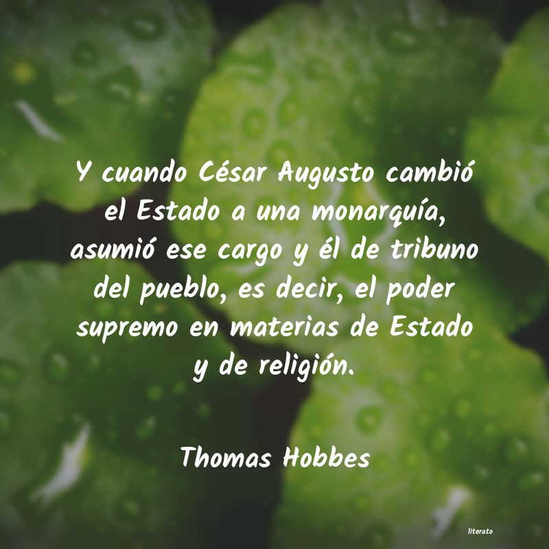 Frases de Thomas Hobbes