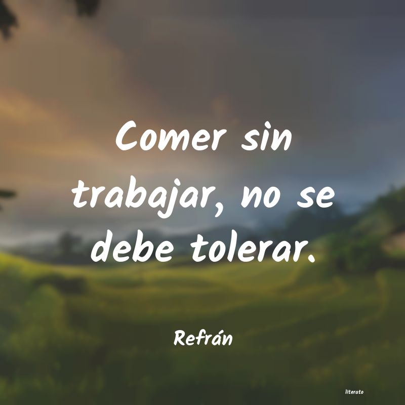 Frases de Refrán