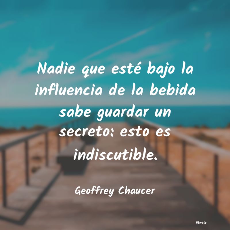 Frases de Geoffrey Chaucer