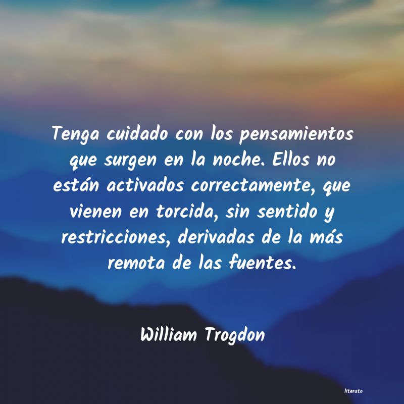 frases de William Trogdon