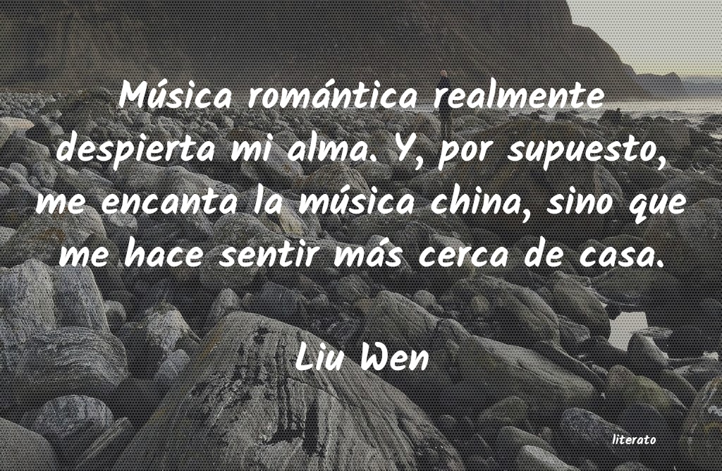 Frases de Liu Wen