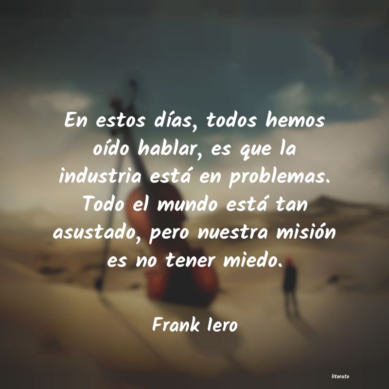 Frases de Frank Iero