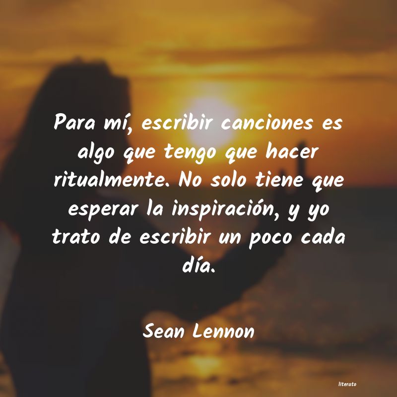 frases de Sean Lennon