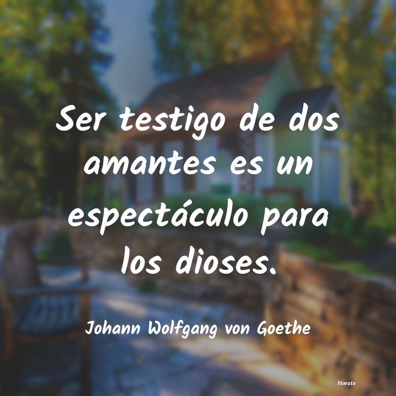 Frases de Johann Wolfgang von Goethe