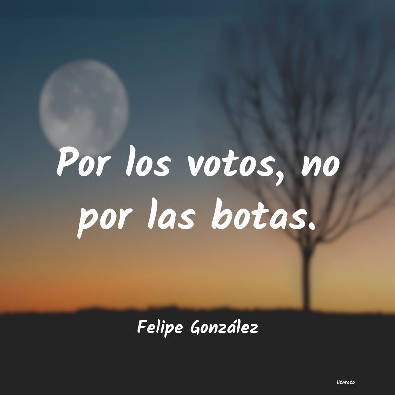 Frases de Felipe González