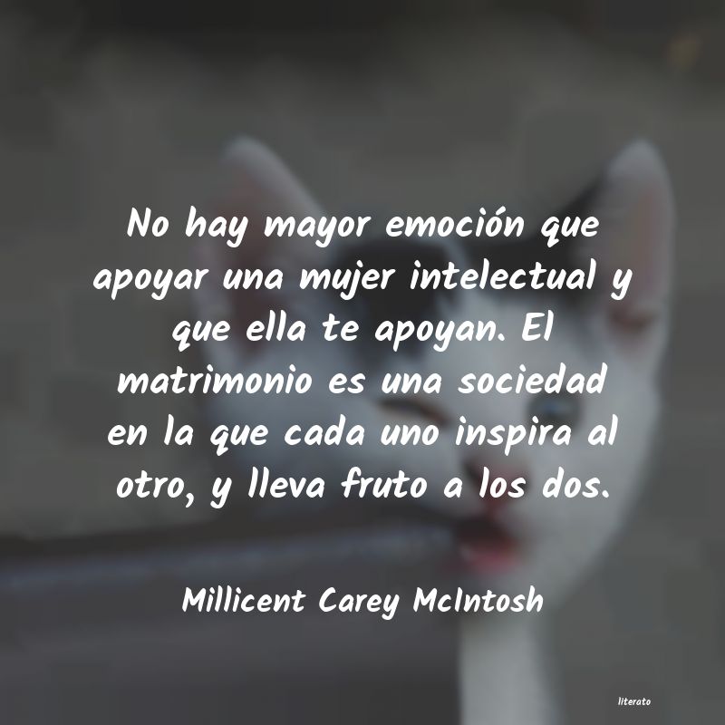 frases de Millicent Carey McIntosh