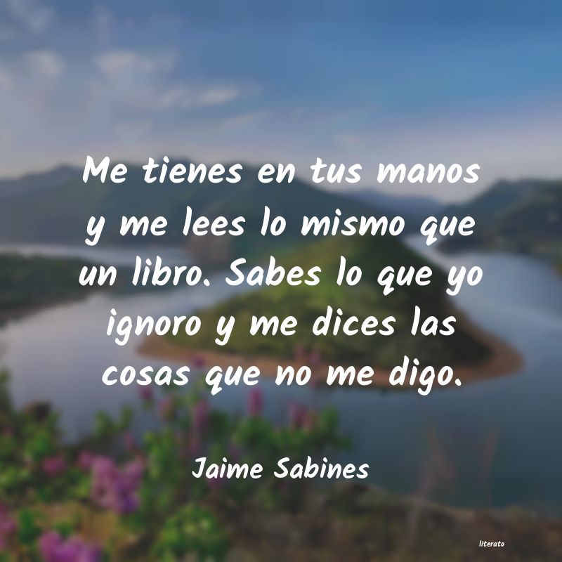 Frases de Jaime Sabines