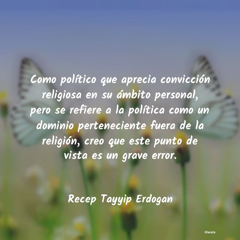 Frases de Recep Tayyip Erdogan