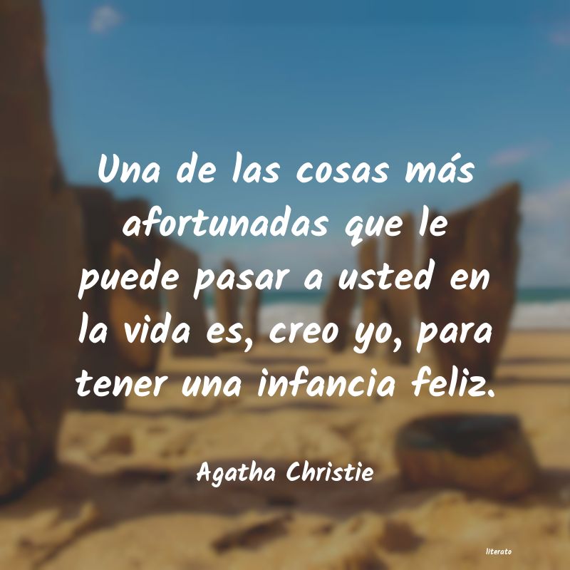 Frases de Agatha Christie