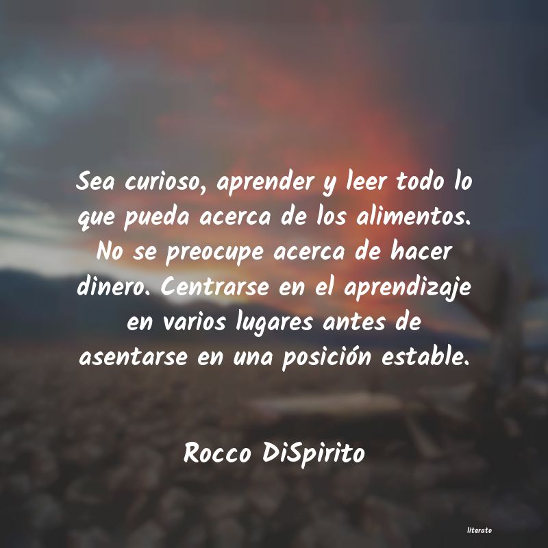 Frases de Rocco DiSpirito