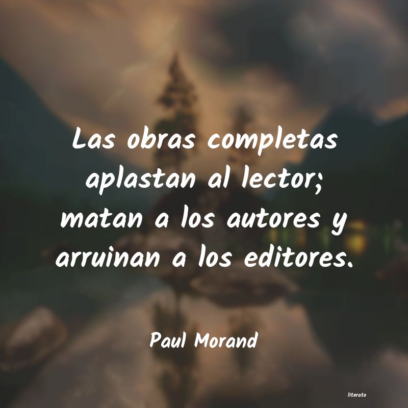 Frases de Paul Morand