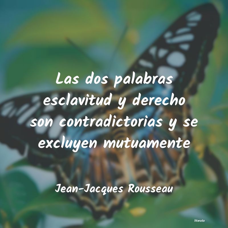 Frases de Jean-Jacques Rousseau