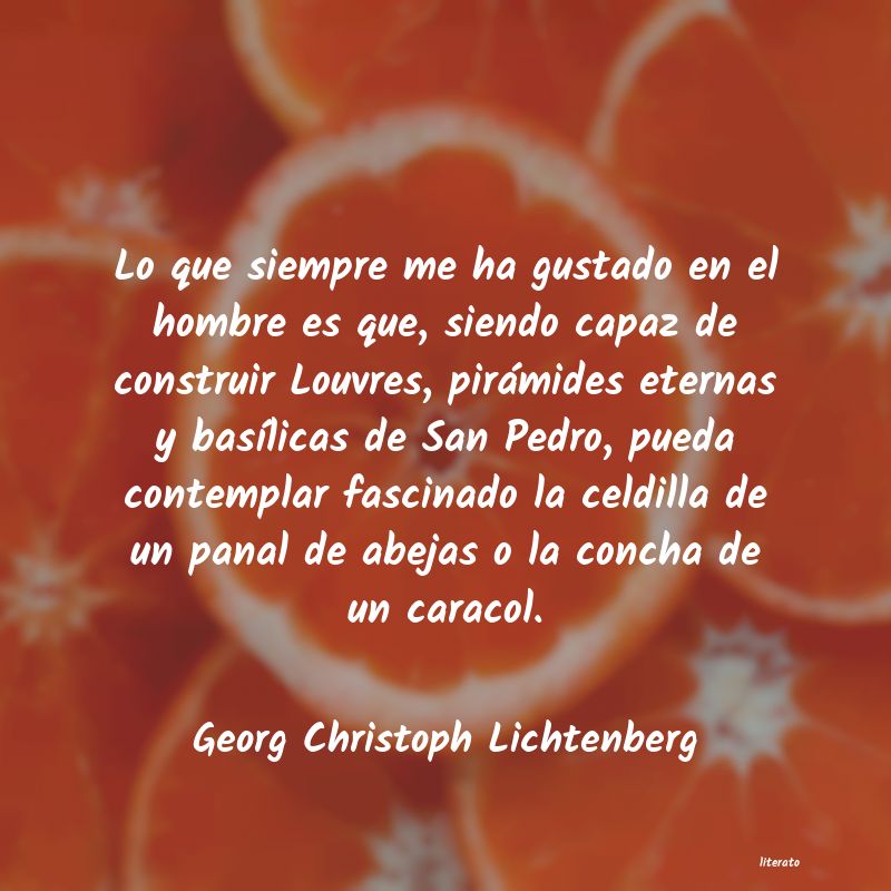 frases de Georg Christoph Lichtenberg