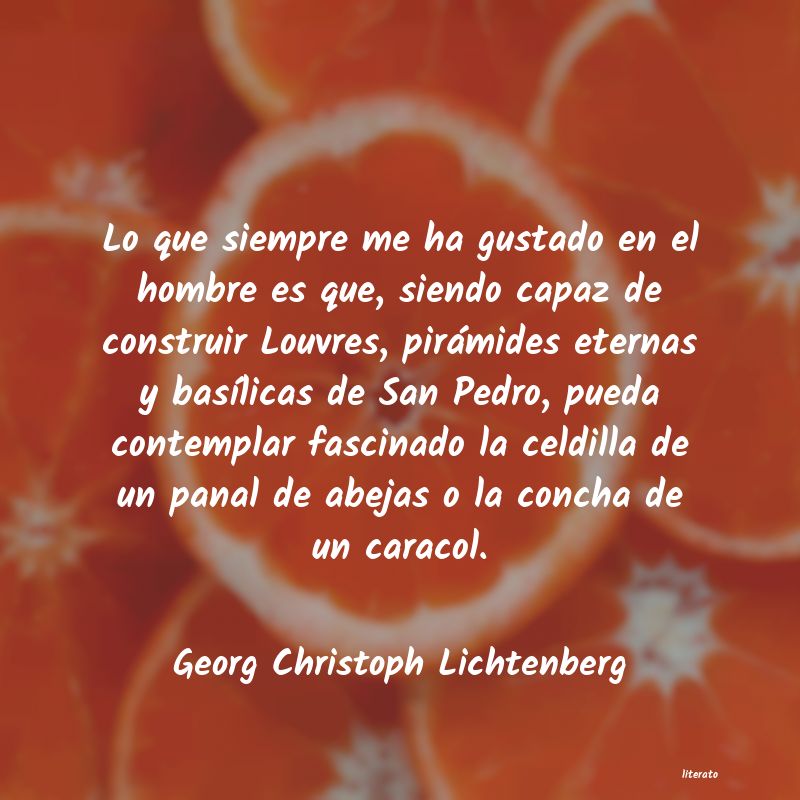 Frases de Georg Christoph Lichtenberg