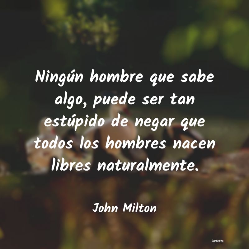 frases de John Milton