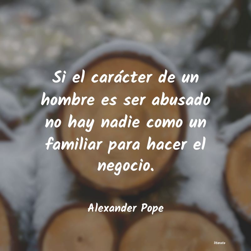 Frases de Alexander Pope