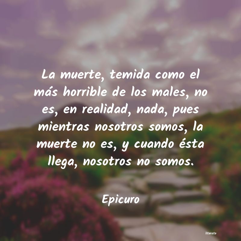 frases de Epicuro