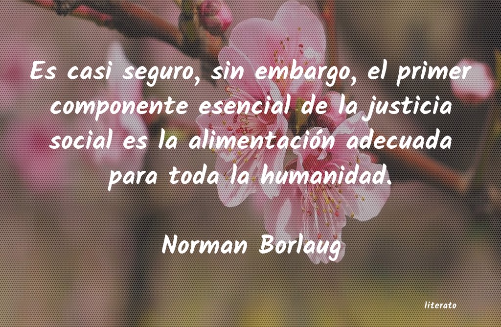 Frases de Norman Borlaug