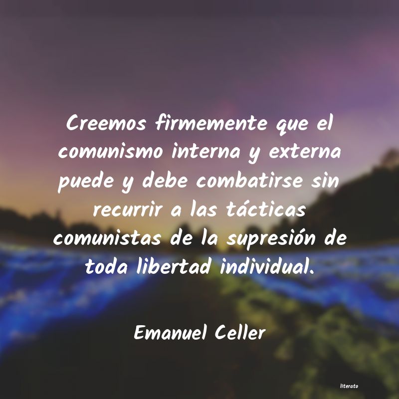 frases de Emanuel Celler