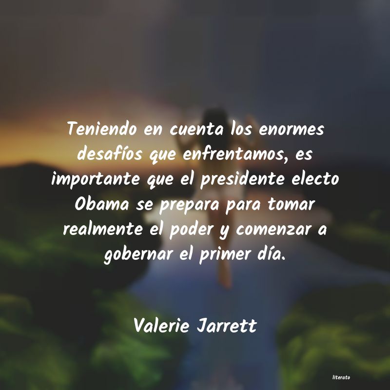 Frases de Valerie Jarrett