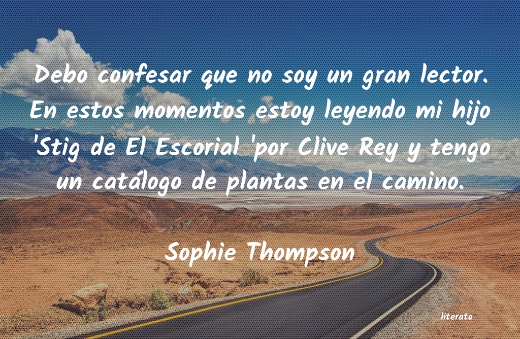 Frases de Sophie Thompson