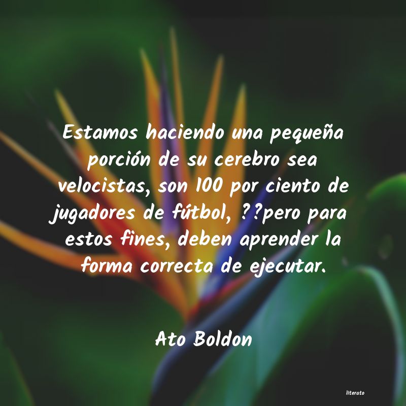 Frases de Ato Boldon