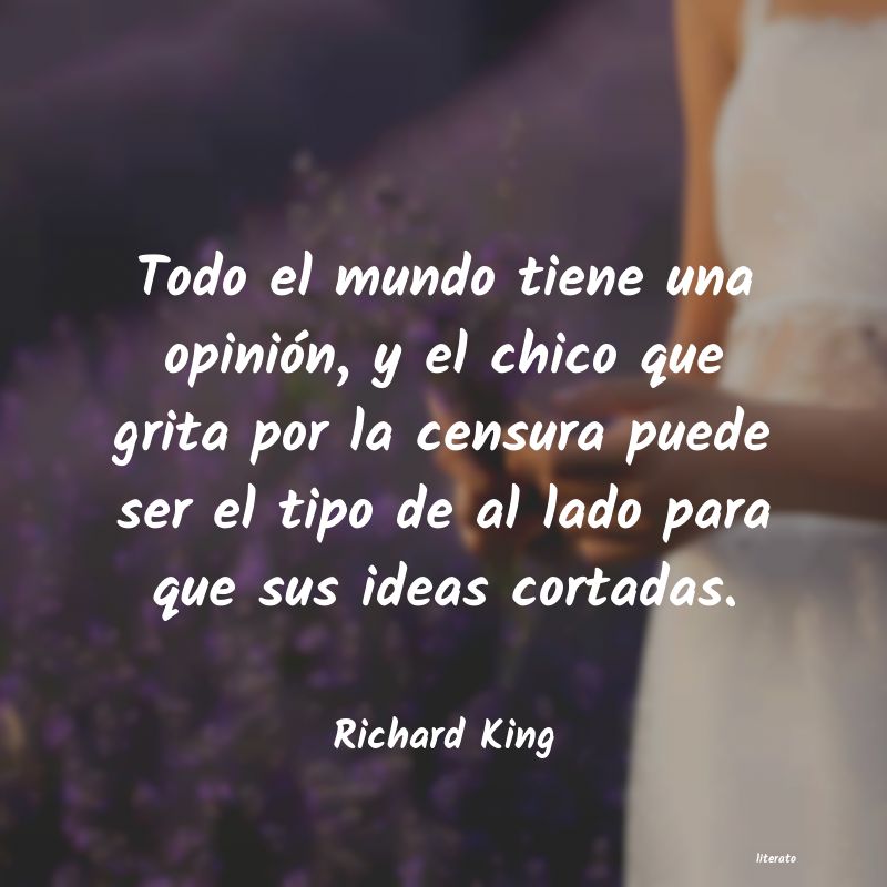 Frases de Richard King