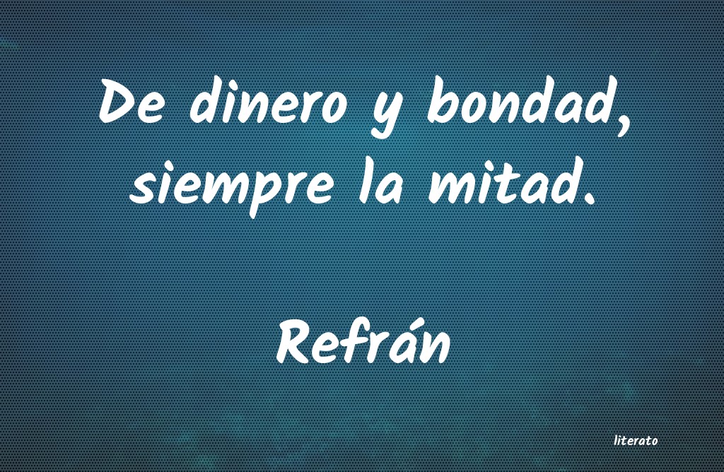 Frases de Refrán