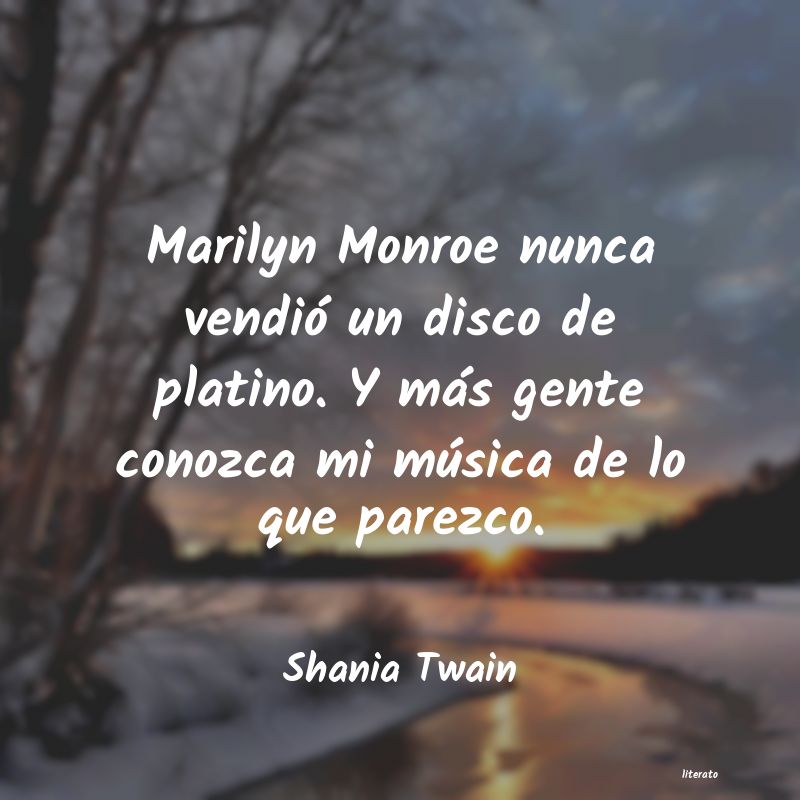 Frases de Shania Twain