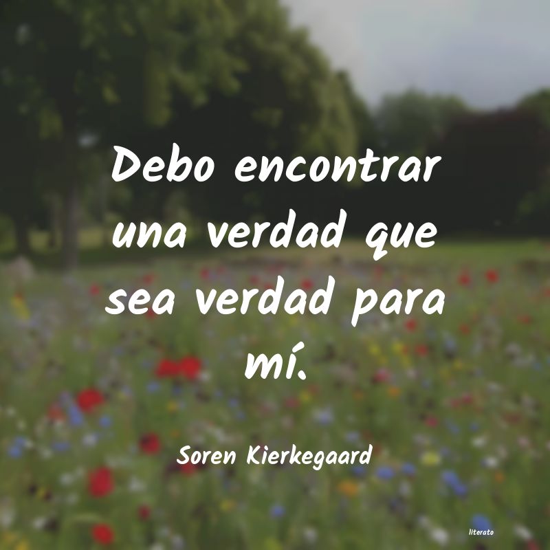 frases de Soren Kierkegaard
