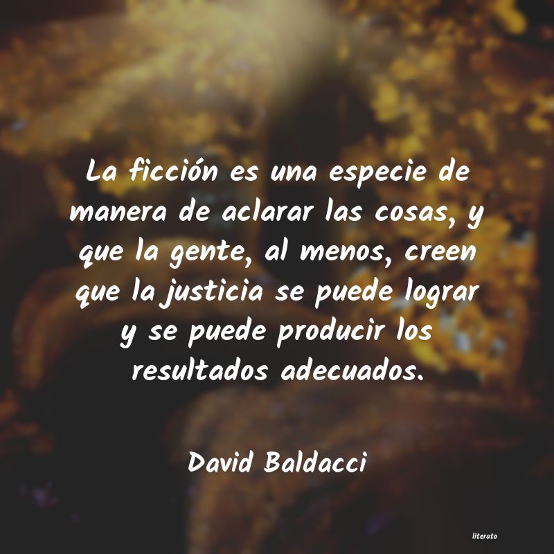 Frases de David Baldacci