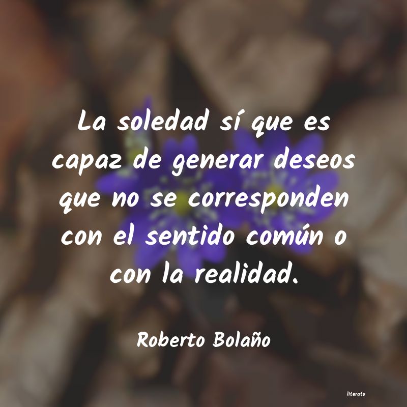 frases de Roberto Bolaño
