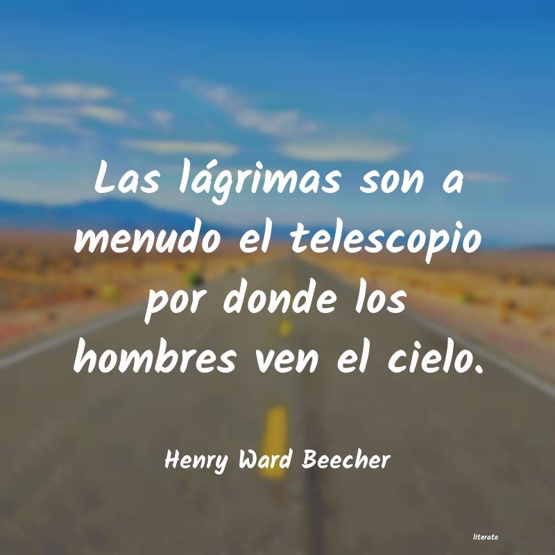 frases de Henry Ward Beecher