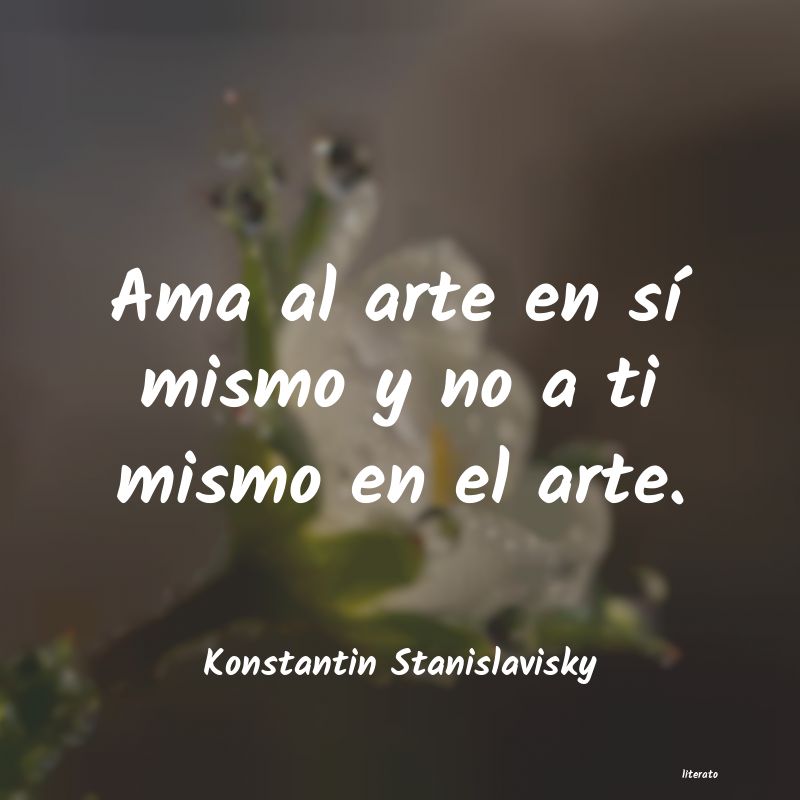 Frases de Konstantin Stanislavisky