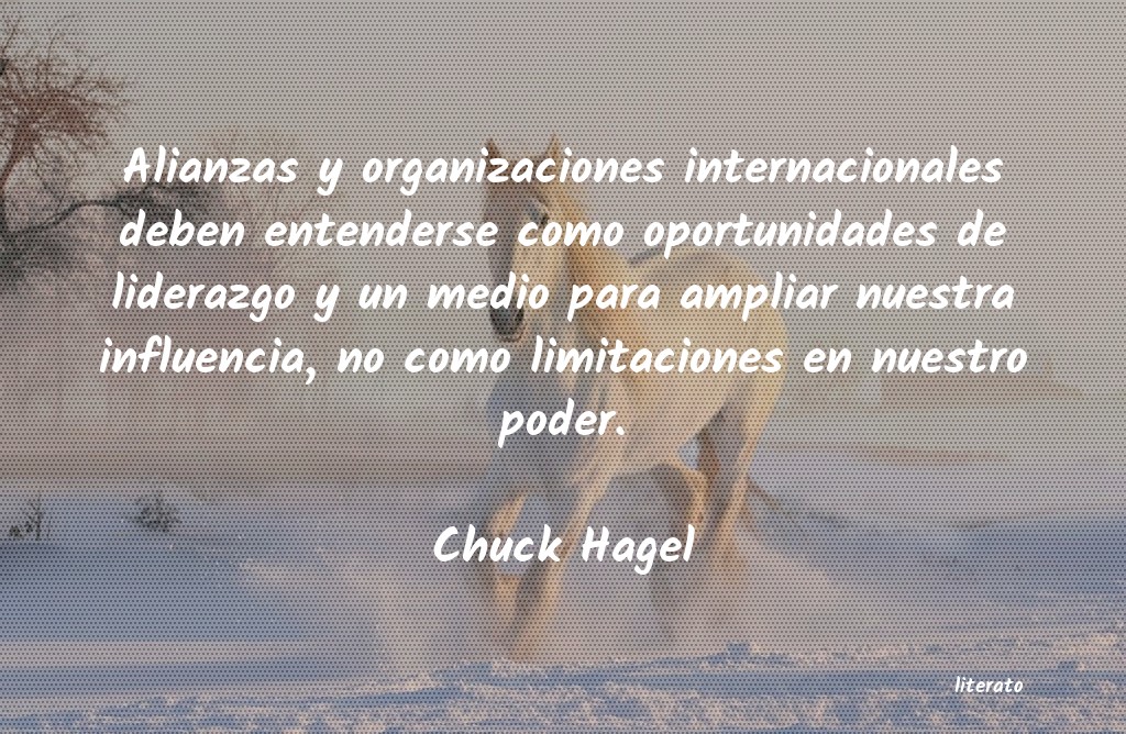 Frases de Chuck Hagel