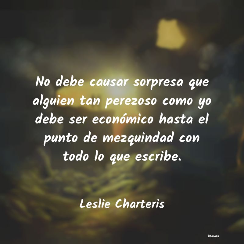 Frases de Leslie Charteris