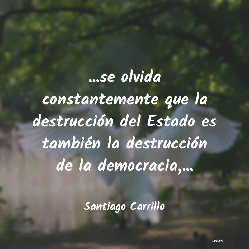 frases de Santiago Carrillo