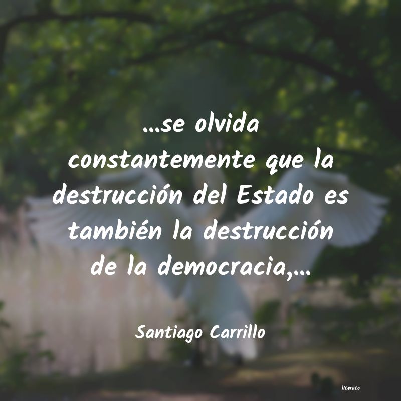 Frases de Santiago Carrillo