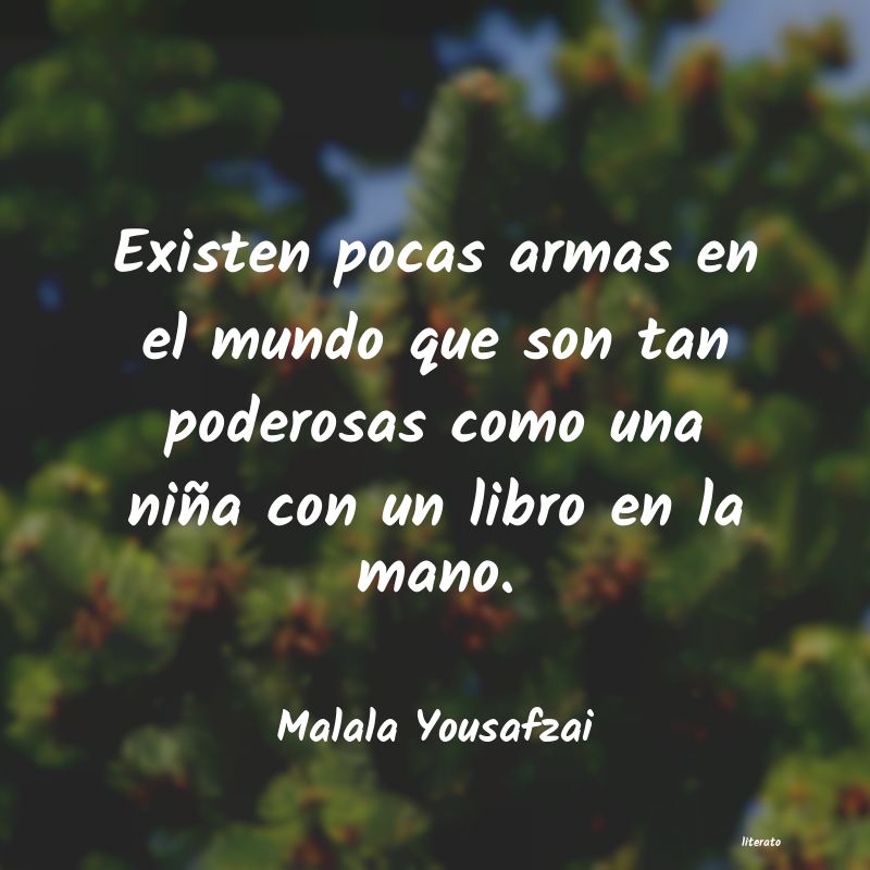 Frases de Malala Yousafzai