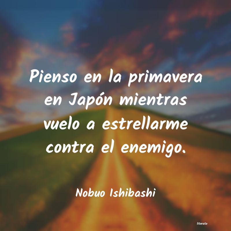 Frases de Nobuo Ishibashi