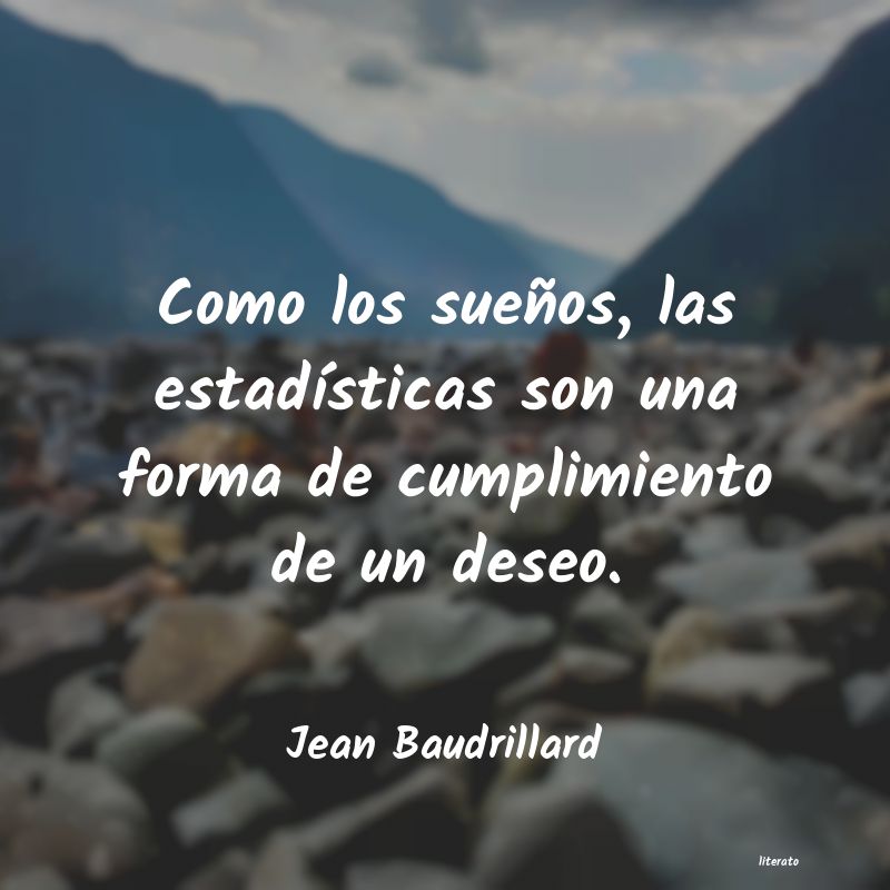 Frases de Jean Baudrillard