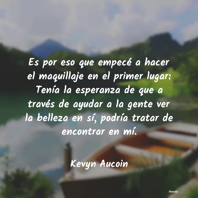 Frases de Kevyn Aucoin