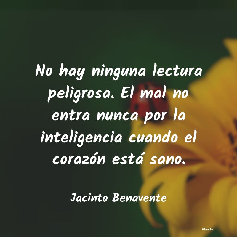 Frases de Jacinto Benavente