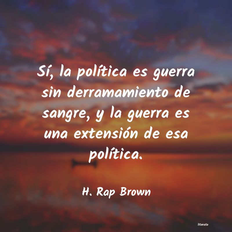 frases de H. Rap Brown