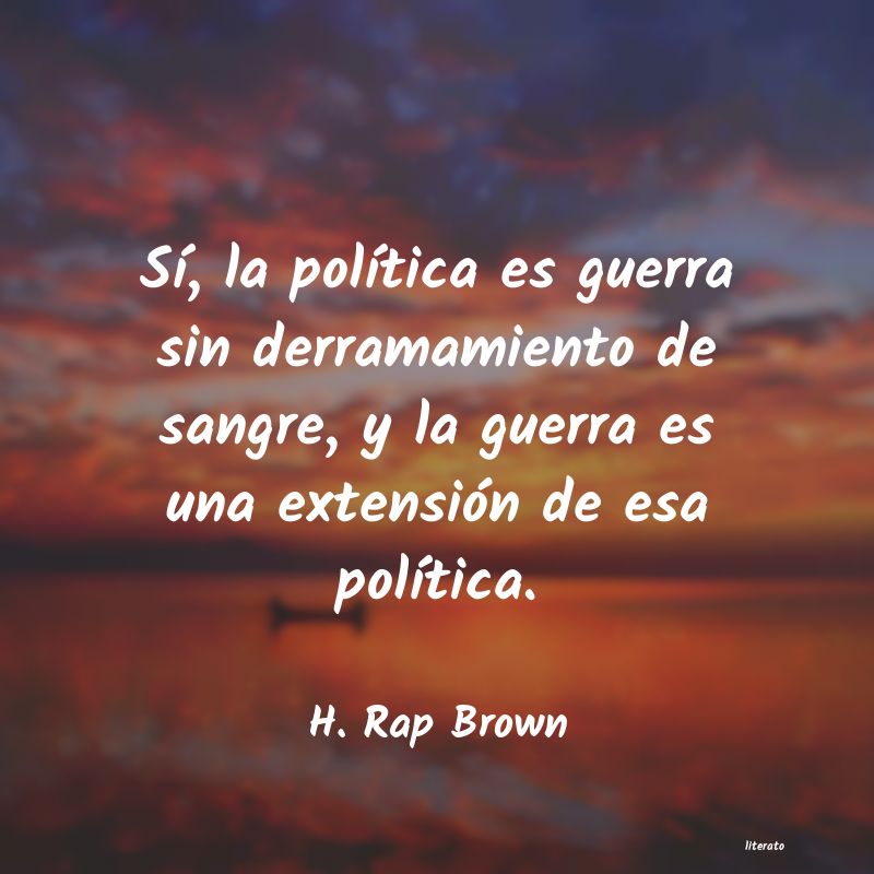 Frases de H. Rap Brown