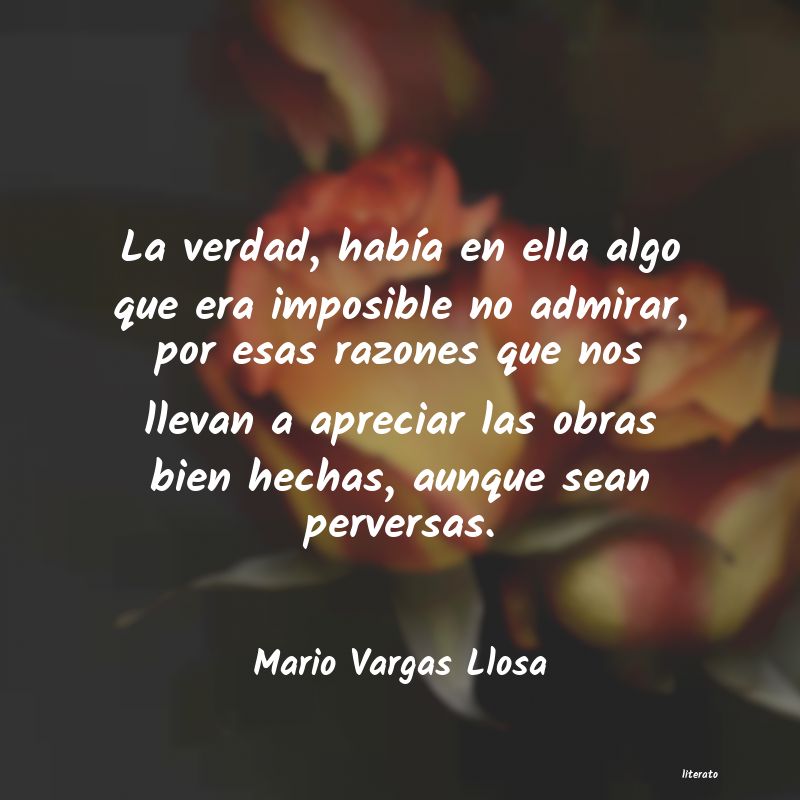 frases de Mario Vargas Llosa