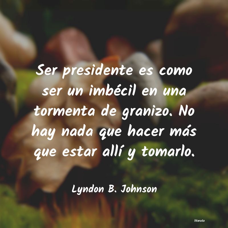 frases de Lyndon B. Johnson