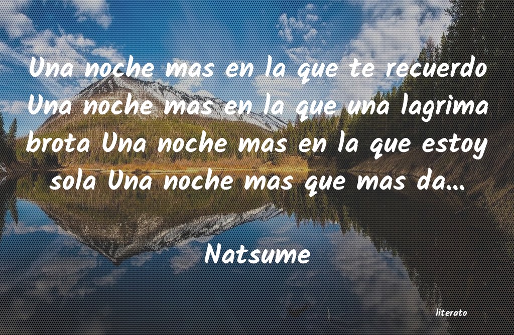 frases de Natsume