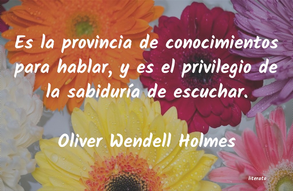 frases de Oliver Wendell Holmes
